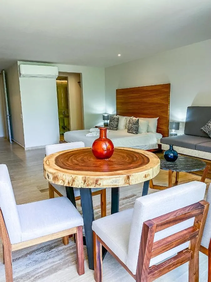 Big Studio At Kaab By The Beach With Roof Top Pool, Sauna And Jacuzzi Near Paseo Del Carmen Mall بلايا ديل كارمن شقة