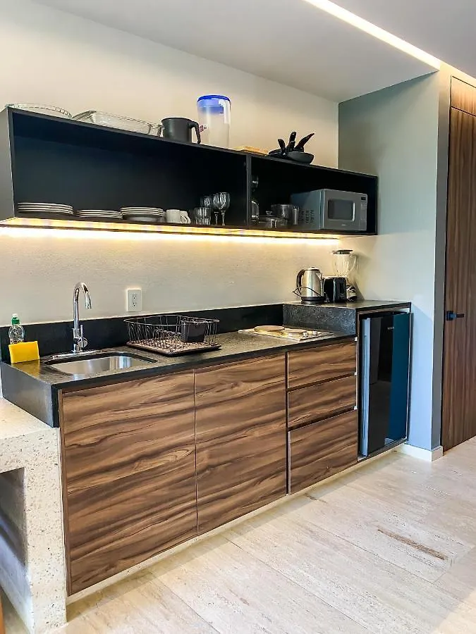 Big Studio At Kaab By The Beach With Roof Top Pool, Sauna And Jacuzzi Near Paseo Del Carmen Mall بلايا ديل كارمن 0*,