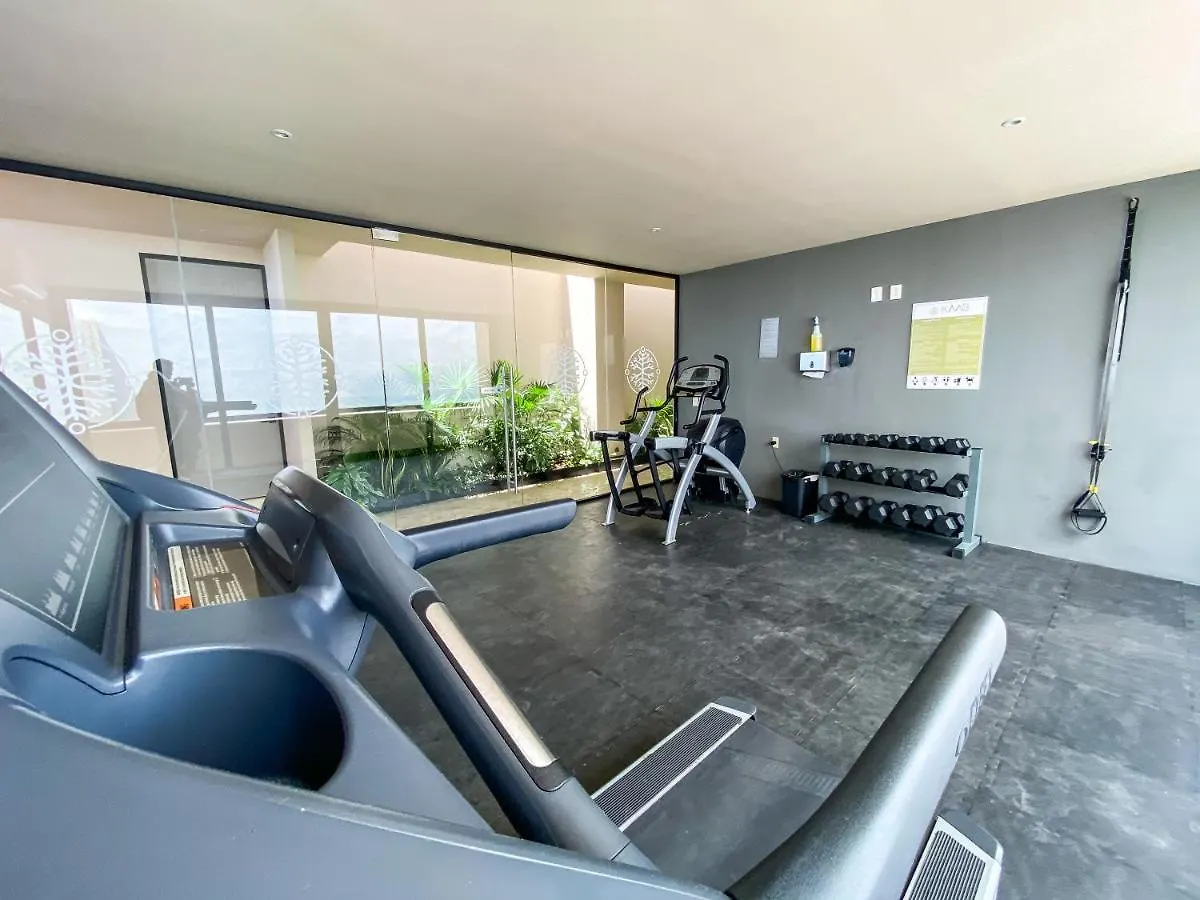 Big Studio At Kaab By The Beach With Roof Top Pool, Sauna And Jacuzzi Near Paseo Del Carmen Mall بلايا ديل كارمن 0*,  المكسيك